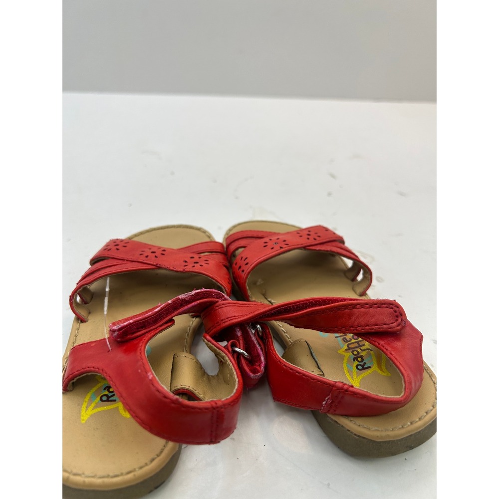 Rachel Shoes Gracie Sandals Girls Size 7 Red